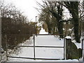 Footpath to Tupton Hall School in S42 6WF