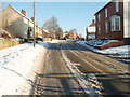 Snow fall, Main Street, Great Gidding in Great Gidding