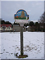 Dullingham village sign in CB8 9UL