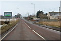 Kirriemuir / Blairgowrie Road, entering New Alyth in PH11 8NB
