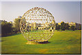 Globe Sculpture at University of Surrey. in GU2 7JL