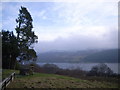 A view across a cold Loch Tummel in PH16 5RP