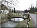 Cholderton: footbridge over the Bourne in SP4 0DW