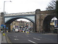 Railway arch over Gloucester Road in BS7 8AL