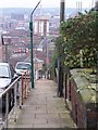 Footpath On Blake Street, Sheffield in S6 2UW