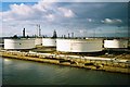 Oil tanks at Coryton refinery in SS17 9LN