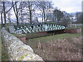 Iron Bridge over Small Burn Hallington West Reservoir in NE46 4TW