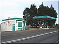 Deserted petrol station at Stopgate in EX14 9NB