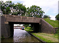The Coventry Canal near Lichfield, Staffordshire in WS13 8GE