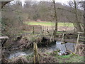Footbridge over Moss Brook in Eckington North Ward