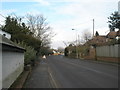 Looking northwards up Capernham Lane in SO51 5AT