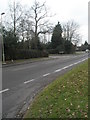 Looking towards the junction of Cedar Lawn and Braishfield Road in SO51 0DP