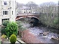 Road bridge over the River Calder, Luddenden Foot in HX2 6PD