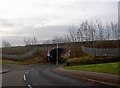 Railway bridge on the outskirts of Worksop in S80 2DR