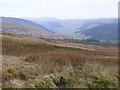 View from Bryn Llech down the Machno valley in LL24 0AJ