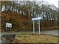 Road junction near Almondbury, Huddersfield in HD4 6SH