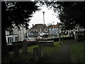 View from Datchet Churchyard out onto The Green in SL3 9BP