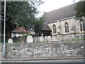 The church porch at St Mary the Virgin, Datchet in SL3 9BP