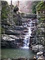 Waterfall in Cwm Dyar in NP7 0RD