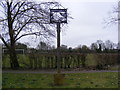 Hintlesham Village Sign in IP8 3NH