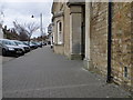 High Street pavement, Olney in MK46 5NL