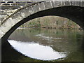 Looking through the bridge in Machynlleth