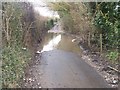 Flooding on Butchers Lane in TN15 7HU
