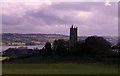 St Andrew's Church and Blagdon Lake in BS40 7SD