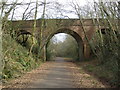 Bridge across the former Exmouth to Budleigh branch in EX9 6AJ