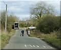 2009 : Knight and squire near Heddington Wick in SN11 0PF