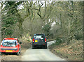 2009 : Traffic on the lane near Pitter's Farm in SN15 2QG
