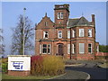 Marchfield House at the entrance to Bannatyne's Health Club, Dumfries in DG1 3UL