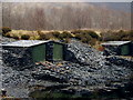 Slate huts on the banks of Loch Leven,  Ballachulish. in PH49 4JF
