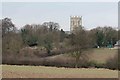 Church Tower through the trees in NG22 0SA