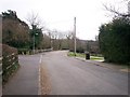 Road leading to St Mary's Church, Whitland - now a dead-end in SA34 0HQ