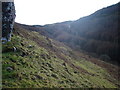 Looking towards the upper reaches of the Eas Raineach in PA34 4QR