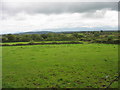 View ESE across grazing land in the direction of the Cors Goch fen in LL78 8QA