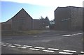 Road junction by Mains of Keir in AB32 6XE