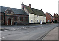 View west from the junction of Church Street and Crown Road in NR10 3JB