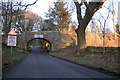 Railway Bridge on the Kettins / Newtyle Road, approaching  Newtyle in PH12 8TN