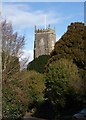 Tower of St Stephen's Church, Saltash in PL12 4AZ