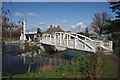 Footbridge across the weir in CB24 6AD