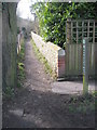 Long distance footpath heading south from All Saints', Steep in GU32 2DB