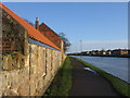 Walkway along the west bank of the River Esk in EH21 7RX
