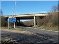 M26 Motorway goes over A20 London Road Roundabout in TN15 7RJ