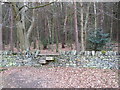 Stile into Saville Wood, Thurstonland, Yorkshire in HD8 0WG