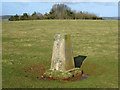 Trig point on Broomfield Hill in TA5 1AZ