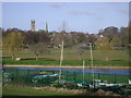 St Nicholas Park from Myton Fields in Warwick