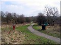 Footpath into Hainault Forest Country Park in IG7 4DU