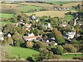 Symondsbury village from Colmers Hill in DT6 6HH